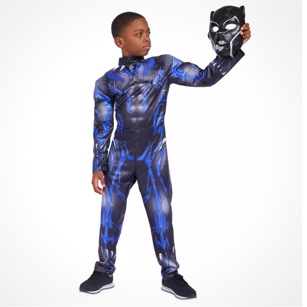Disney Black Panther Kids Costume - Black and Blue